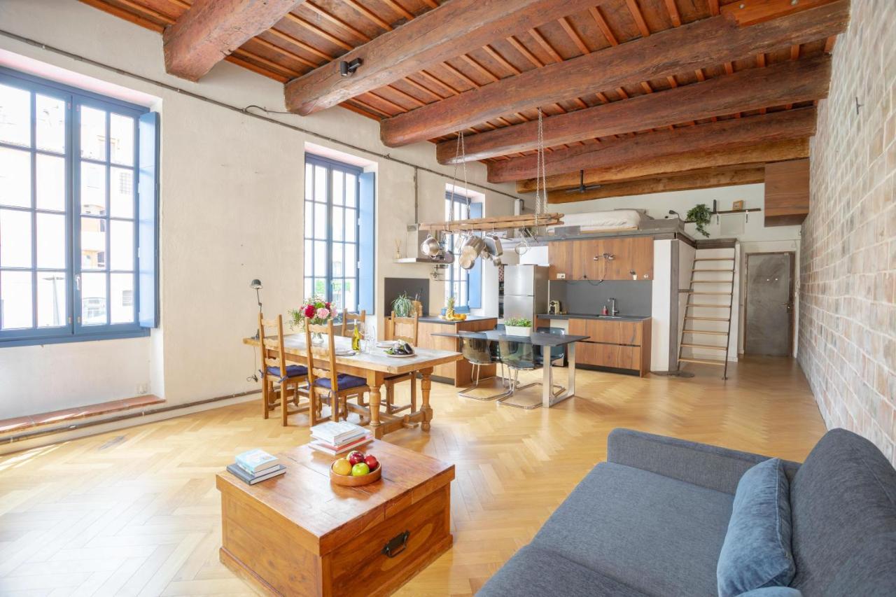 Sunny Stylish Spacious Loft In Old-Port Marseille Extérieur photo